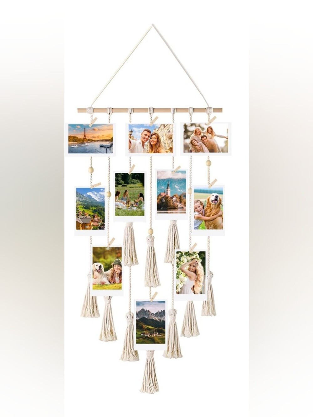 : ✨ New Boho Macrame Hanging Photo Display Wall Art ✨